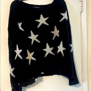 Rock Rose Classic distressed star sweater